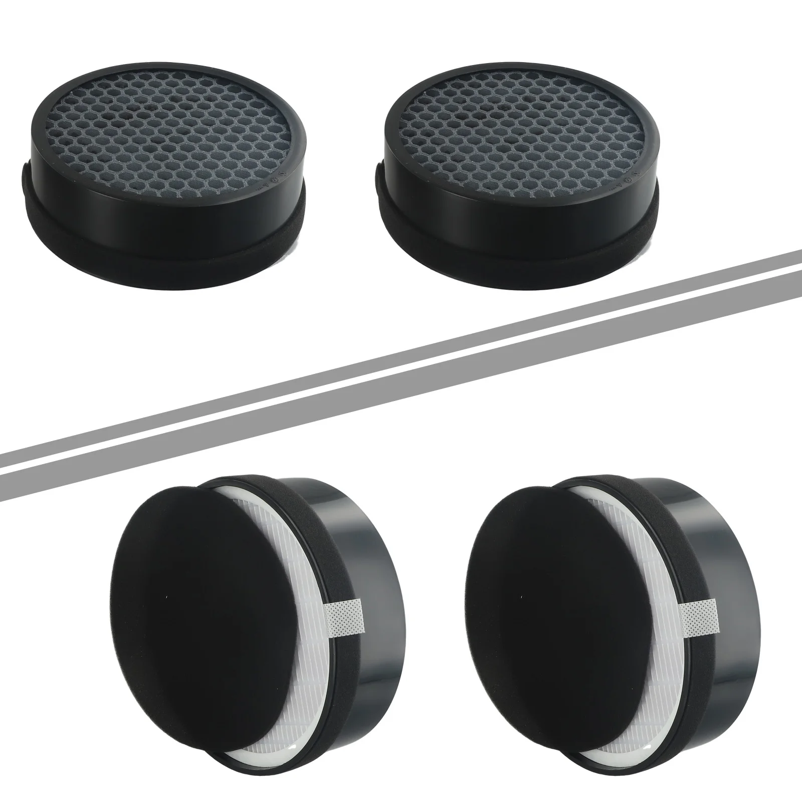 For Levoit- LV-H132 And LV-H132-RF Air Purifier Filter Replacement 2pcs True HEPA Plus- Activated Carbon Filter Home Cleaning view 2
