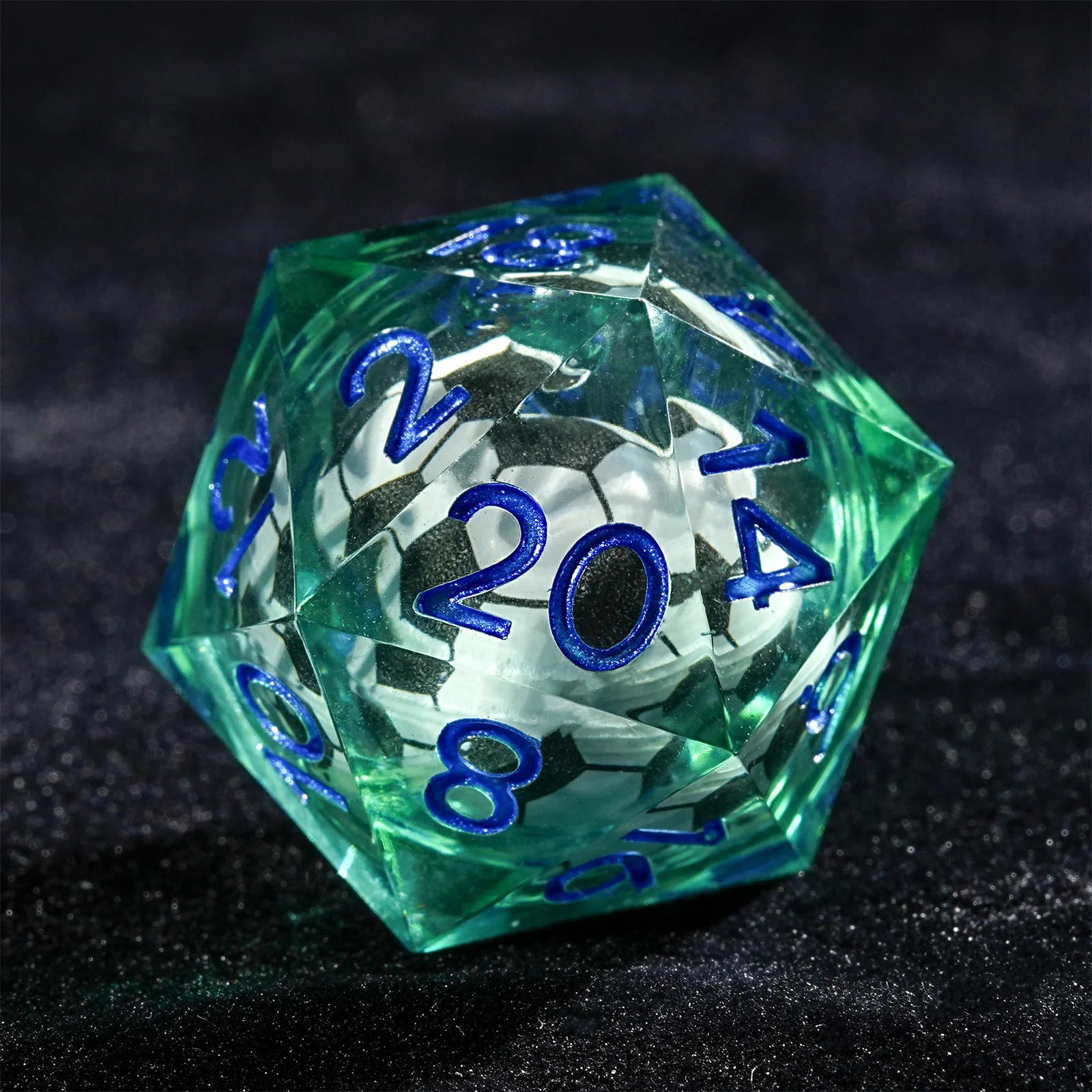 

1-7pcs DND Dice Football/Basketball Dice Soccer Resin Dice Multi-sided Polyhedral Dice for D&D Game COC Role Playing RPG Table