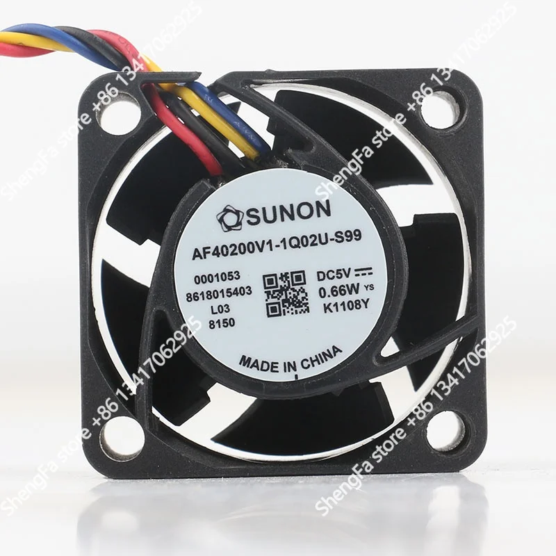 New SUNON Precision AF40200V1-1Q02U-S99 4020 40X40X20MM 12V 24V 48V DC5V 0.66W 4CM cooling fan
