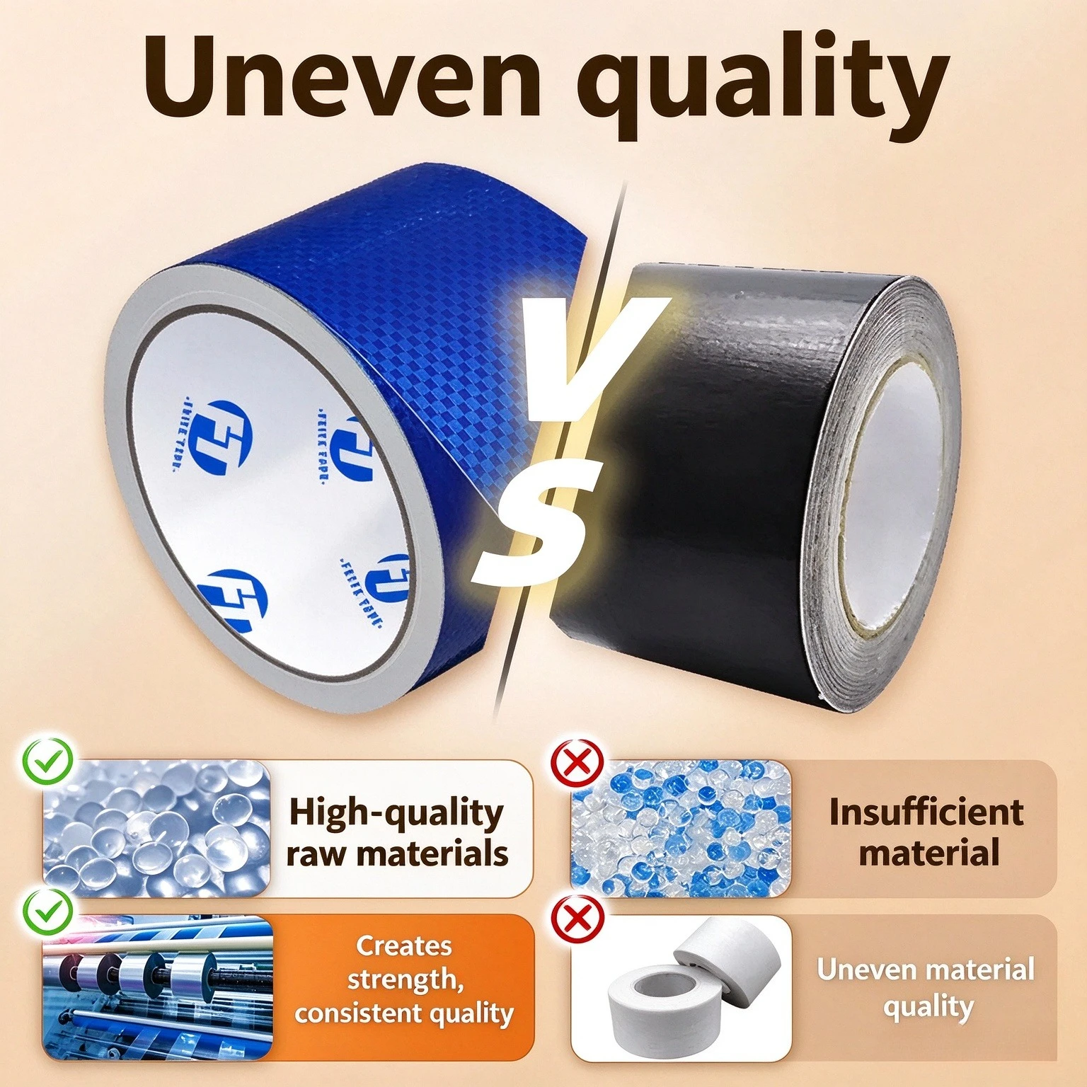 Heavy Duty Waterproof Repair Tape for Tent Fabric Camping Gear Tarp Outdoor Equipment Tear Resistant Adhesive Patch 6cm x 6m