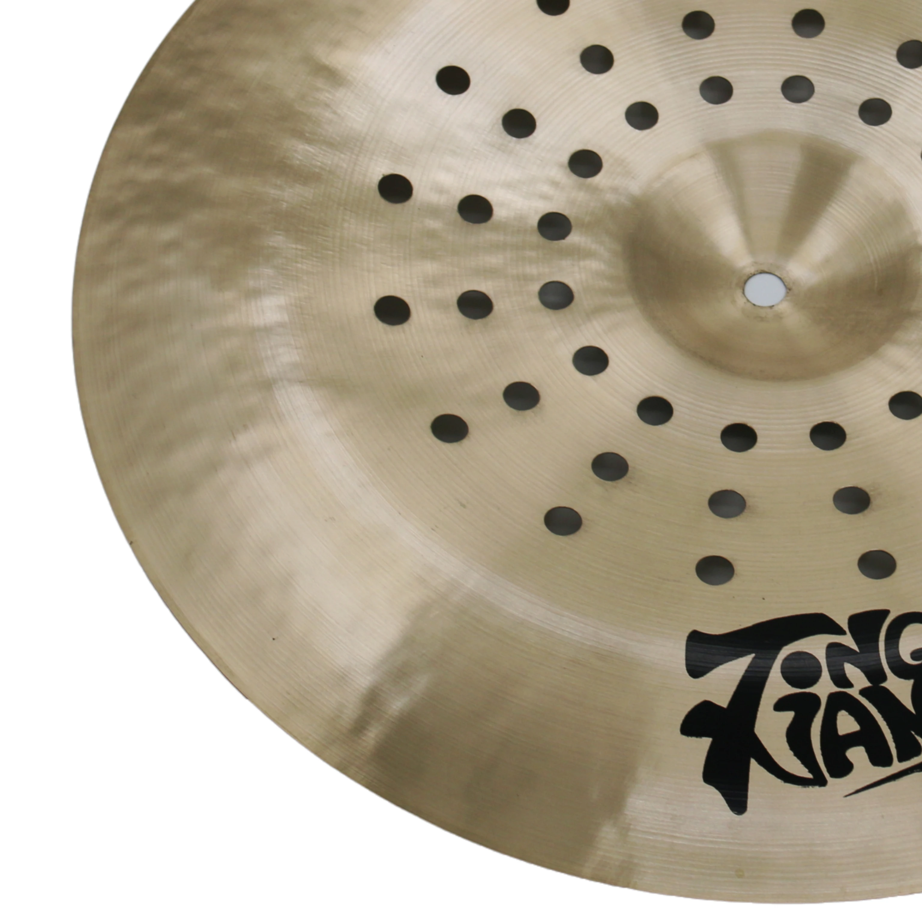 Handmade Ozone B20 T 16inch China Cymbal Hot Sale Percussion Instrument With Holes For Drums
