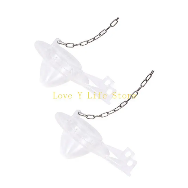 

L74C 2Pcs Toilet Flapper Flush Valves Cover 2inch Universals Toilet Stoppers Flapper