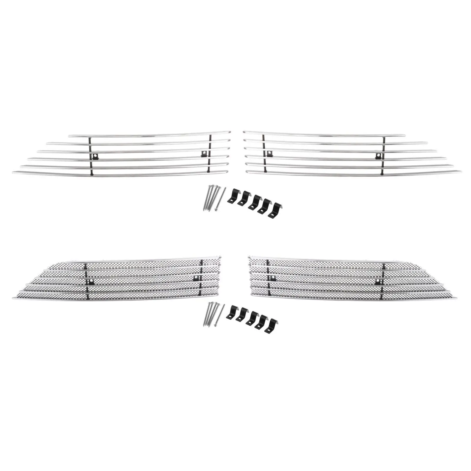 

2 Pieces Metal Front Lower Cover Trims Frame Sturdy Centre Bumper Grille Insert Vent accessories for Byd Atto 3 Yuan Plus