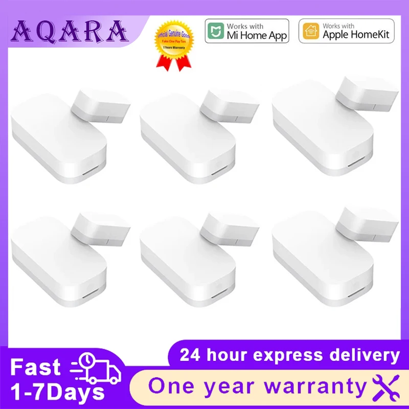 Aqara Deur Raam Sensor Zigbee Draadloze Verbinding Smart Home Deur Open Close Detectors Afstandsbediening Alarm Werk Voor Xiaomi Mijia App