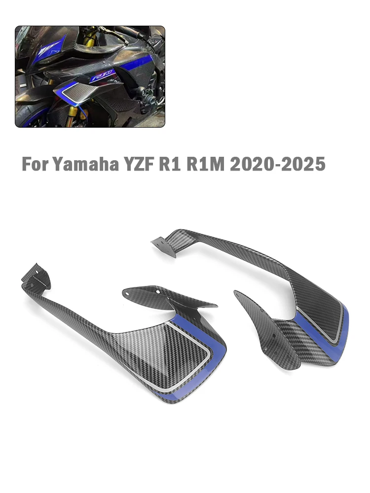 Nieuw Voor Yamaha R1 R1M 2020 2021 2022 2023 2024 Motorfiets Spoiler Wing Vaste Vleugel Vleugel Aerodynamische Winglet Accessorie 2025 - afbeelding 2