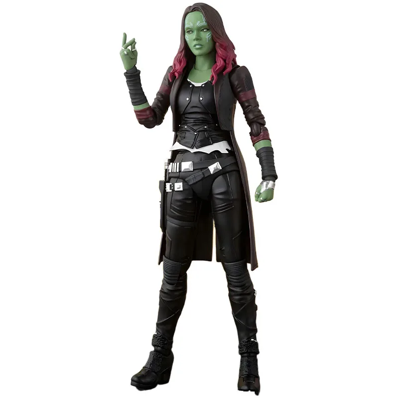 Oryginalne figurki akcji Bandai S.H.Figuarts Nebula i Gamora Anime Zabawki dla chłopców Prezent na Boże Narodzenie Kolekcjonerskie modele ozdoby