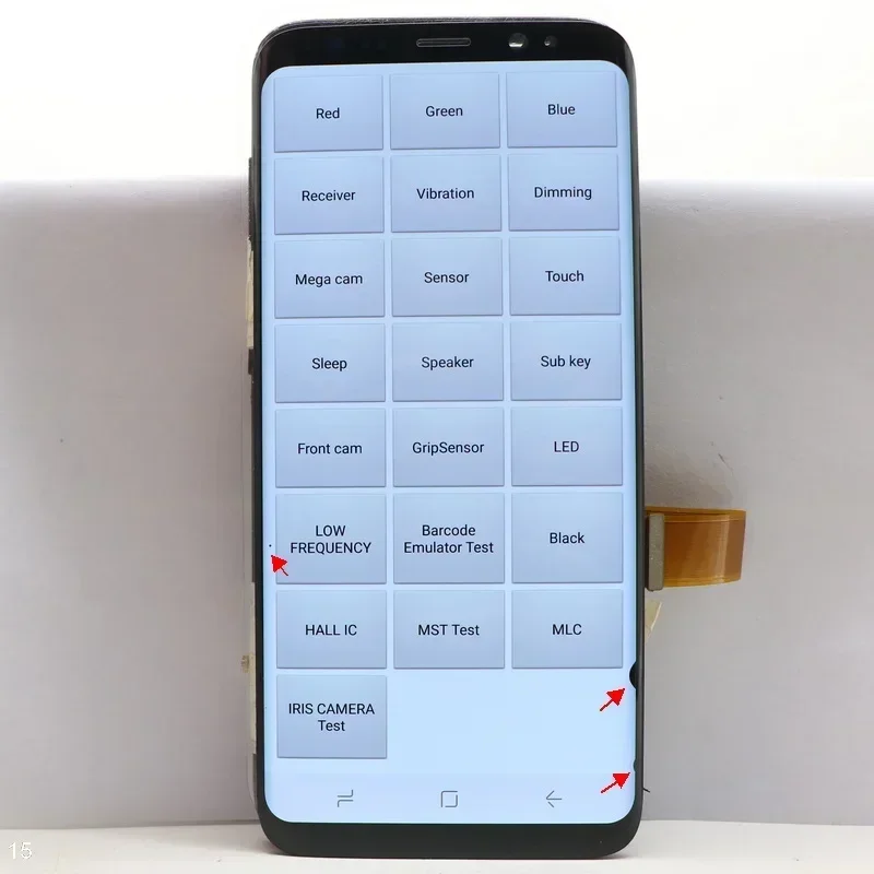 For Samsung Galaxy S8 SUPER AMOLED LCD G950 G950F SM-G950FN SM-G950F/DS LCD Display Touch Screen Digitizer Assembly With Fram