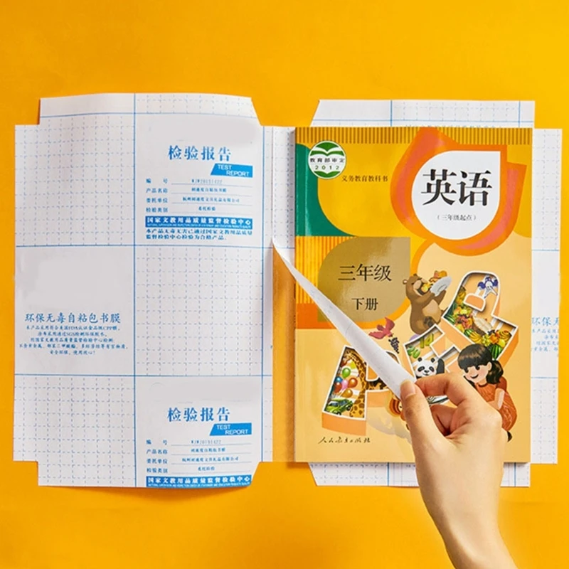 30 folhas diamante padrão livro caso protetor caderno capa livro transparente