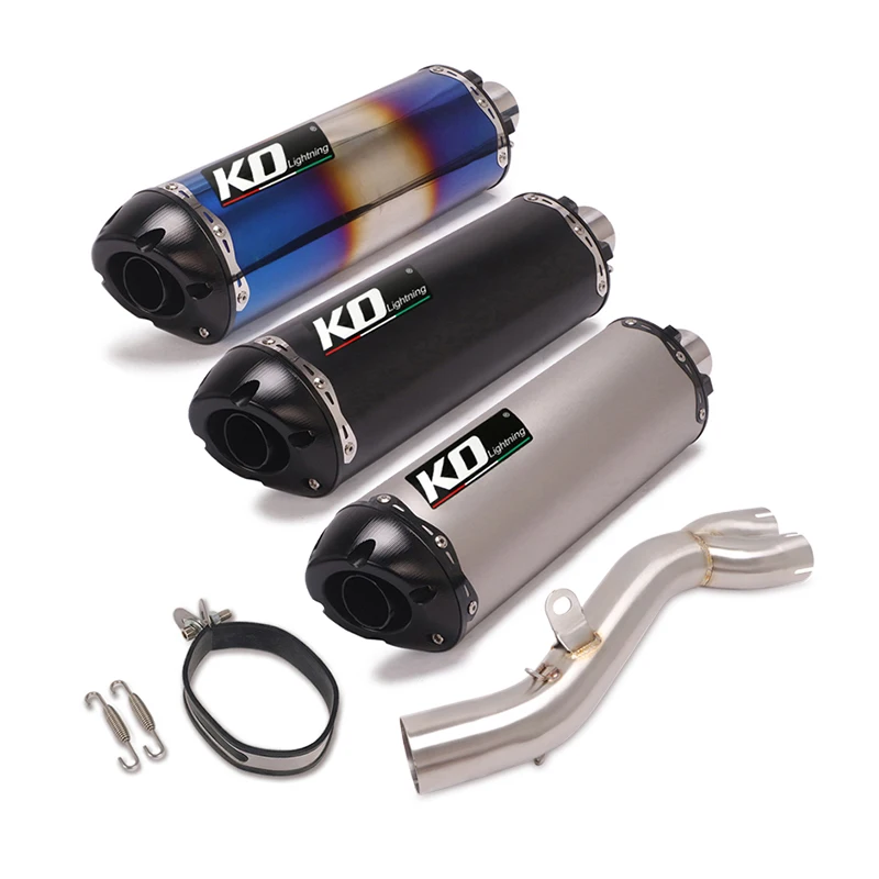 

Motorcycle Exhaust Mid Pipe With DB Killer Stainless Steel+CNC Slip On Modified For ADVENTURE S 950/900 2003-2013/2006-2016