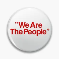 We Are The People Taxi Driver Pin Buttons Brooches  Jewelry Accessory Customize Brooch Fashion Lapel Badges