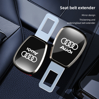 Car Seat Belt Clip Extender Metal Badge Lock Buckle For Audi A3 Q5 A4 A5 A1 A2 A6 A7 A8 Q1 Q2 Q3 Q4 Q6 Q7 Q8 TT RS3 S5 B8 C6 RS7