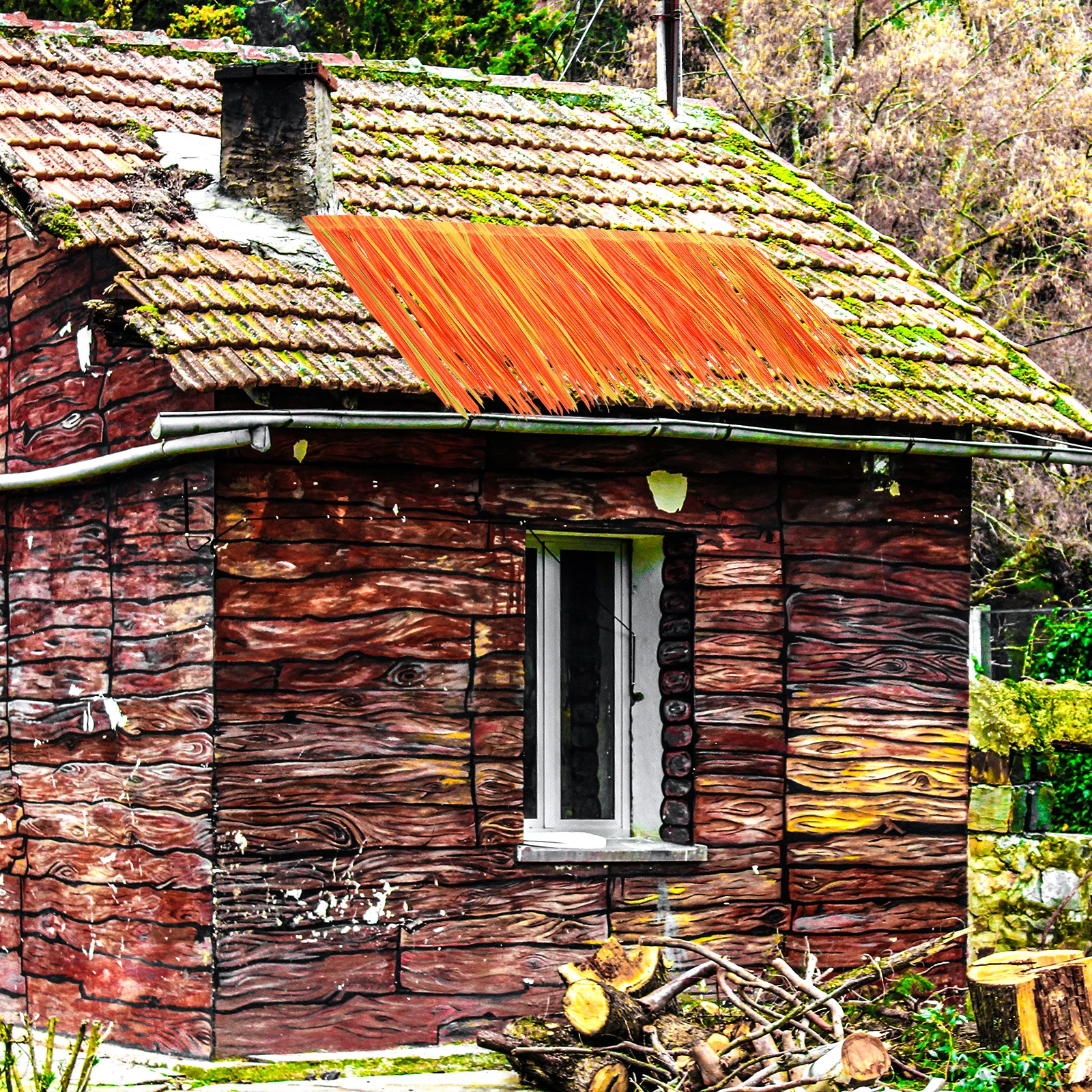 عشب القش الاصطناعي لسياج الحديقة فناء ريفي كاوبوي حفلة لتقوم بها بنفسك شاطئ البحر كوخ الديكور مقلد سقف القش #5