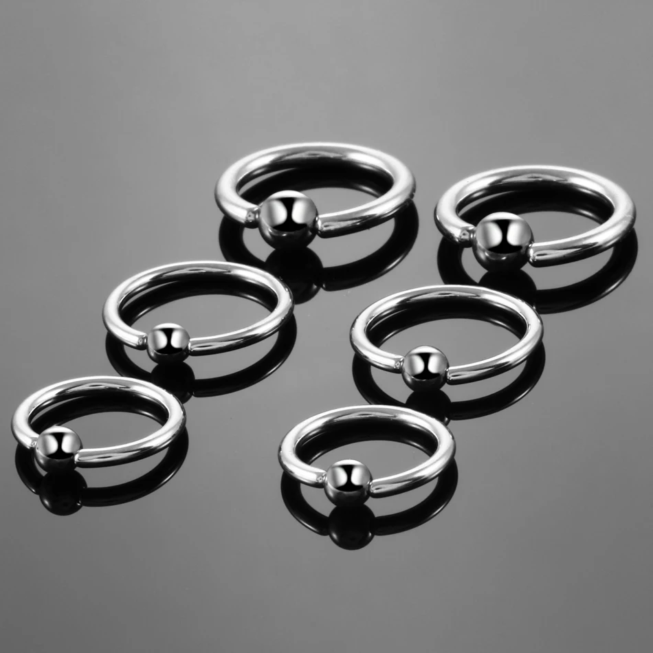 1PC Titanium Captive Bead Ring Closer Ring Nose Lip Septum Hoops Ear Tragus Helix Cartilage Daith Earring Piercings for Women