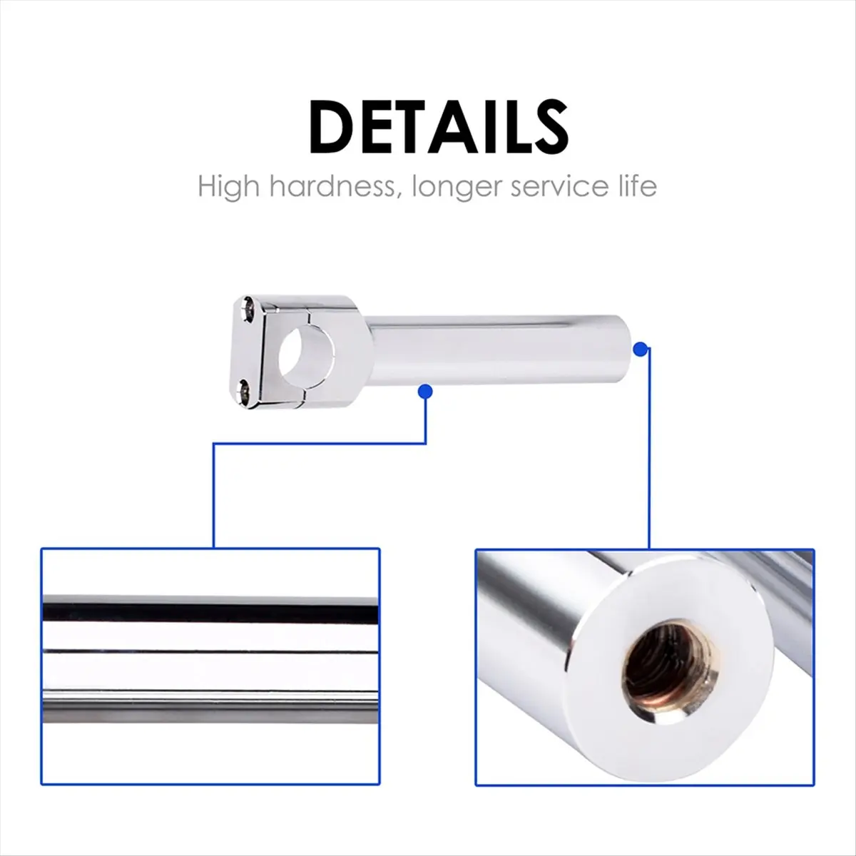 #99M (Silver)Universal 1inch 25MM Motorcycle HandleBar Bar Risers,Automotive Parts & Accessories