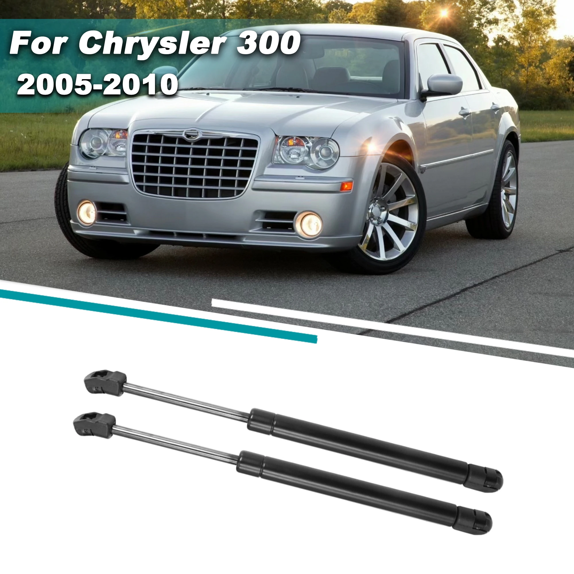 

For Chrysler 300 C LX 2005-2010 2Pcs/set Car Front Engine Hood Lift Support Bars Gas Struts Shock Absorber