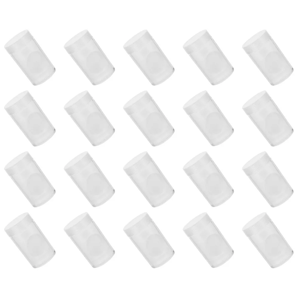 20pcs Plastic Coin Box Clear Transparent Holder For Coin Collection Storage Case Organizer Container Capsule Accessory