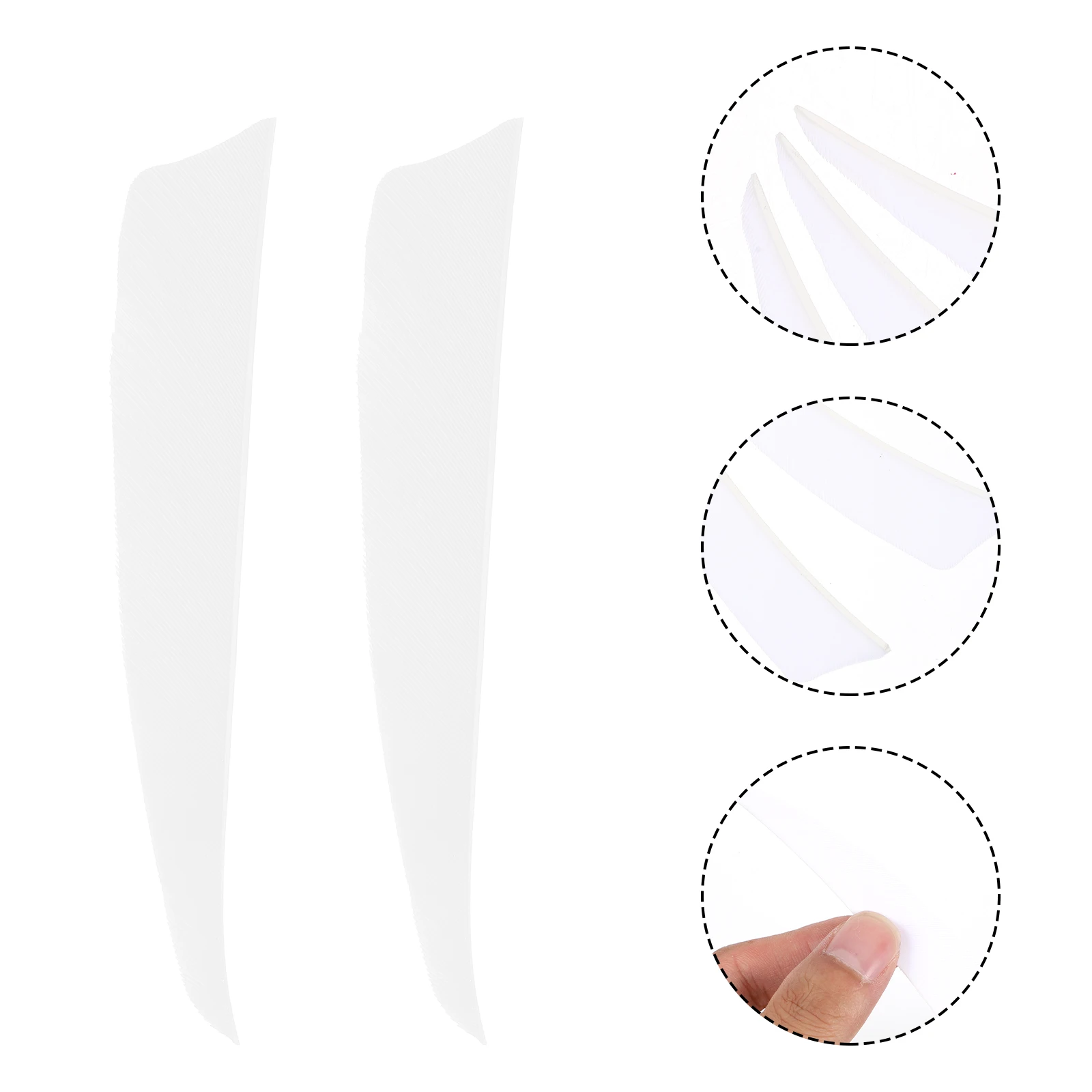 

30pcs Archery Turkey Shaft Arrow Tail Accessory Multicolor Professional Replacement Stabilize Flight Improve