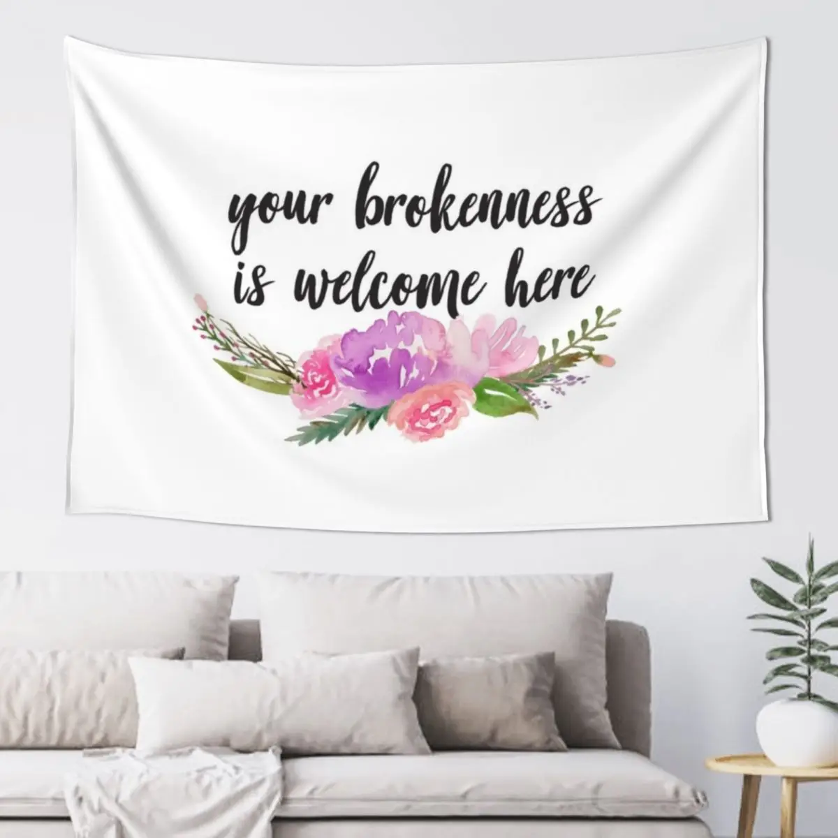 

Brokenness is Welcome Tapestry Room Decor Wallpapers Home Decor Home Supplies Cute Decor Tapestry