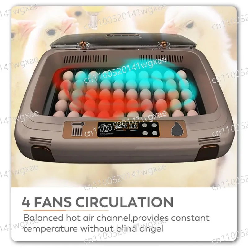 

50 Eggs Automatic Incubator Hatching Machine Household Poultry Hatcher for Chicken Duck Quail