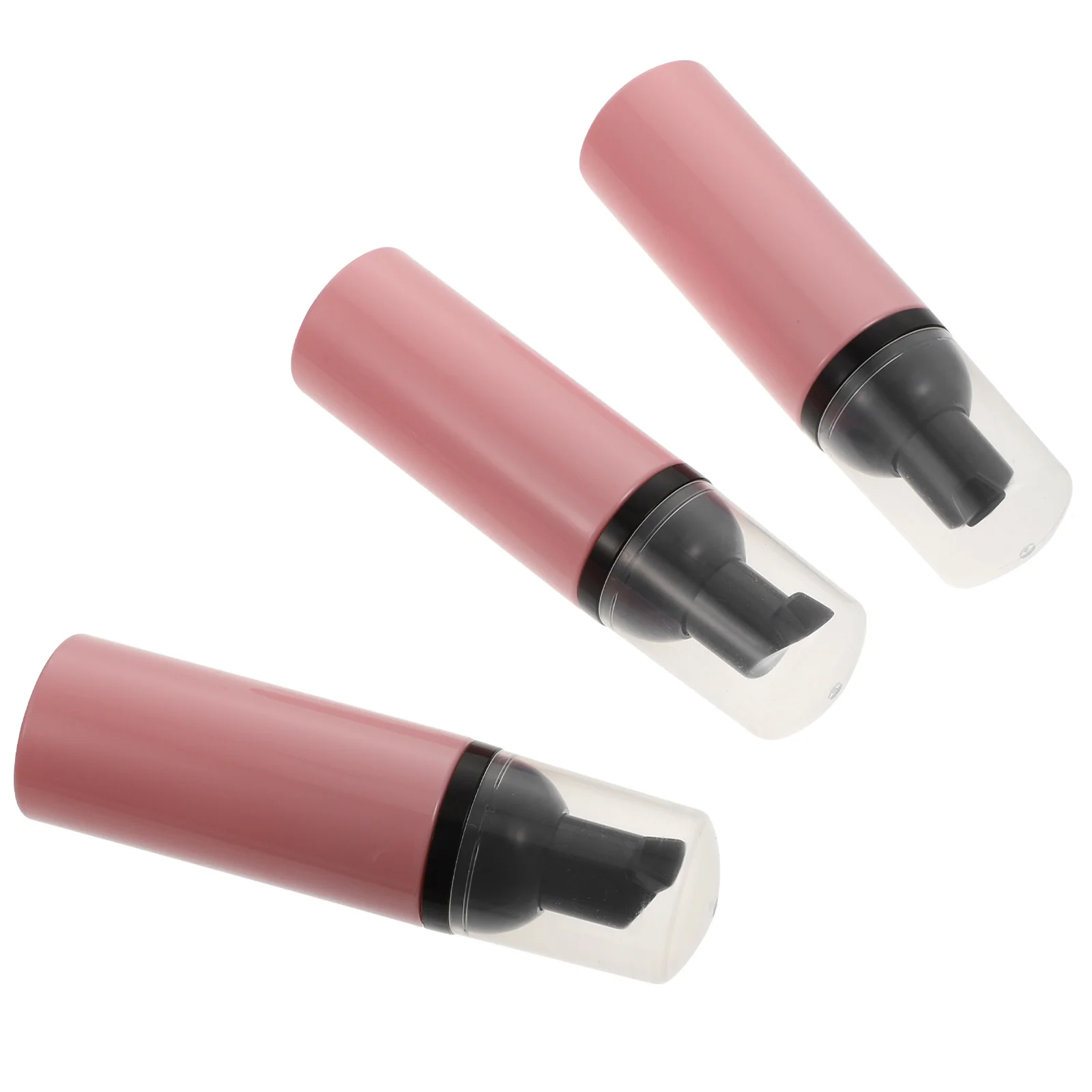 

3 Pcs Foam Bottle Foaming Dispenser Empty Pump Bottles Sparkling Lotion Pink Mousse Travel