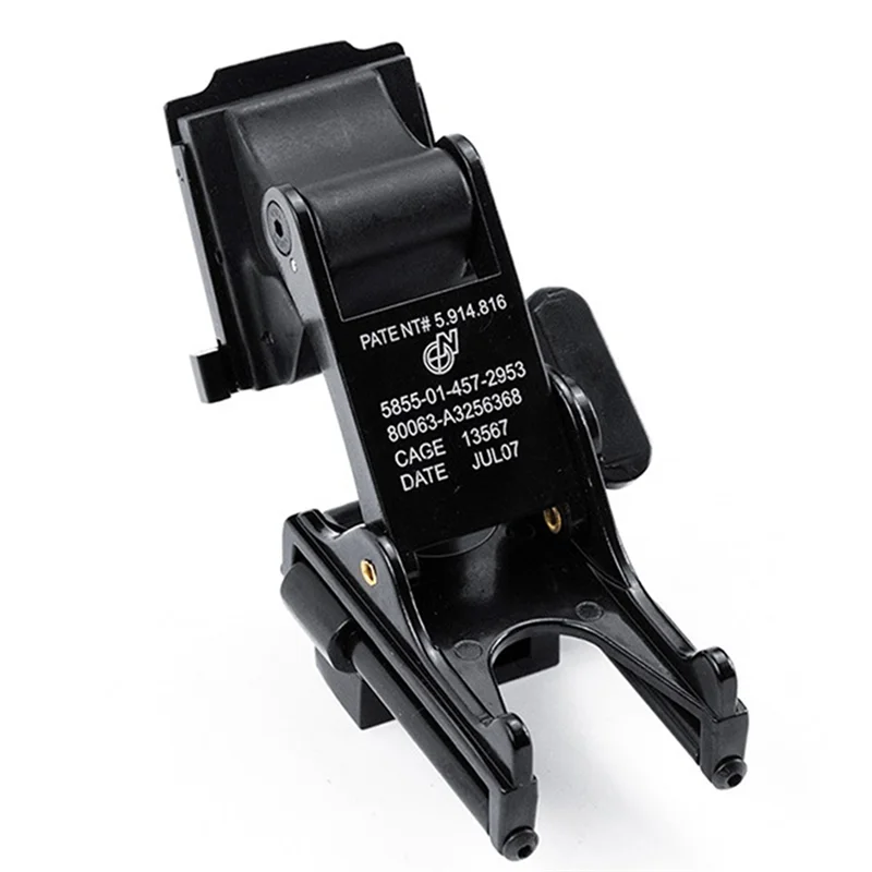 【Superdeals】 1 pezzo per staffa per visione notturna con dumper per casco, lega di alluminio nera + nylon per M88/MICH2000/LWH