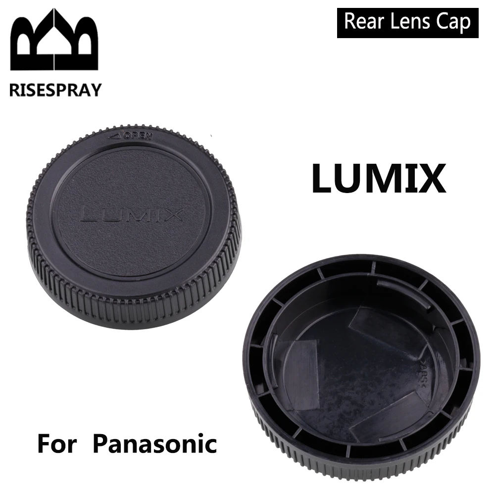 Rear Lens Cover+Camera Body Cap Anti-dust Protection ABS Plastic Black for Lumix Micro M4/3 M43 MFT GH3 GH4 G6 G7 G9 GX1 GX7 GX8