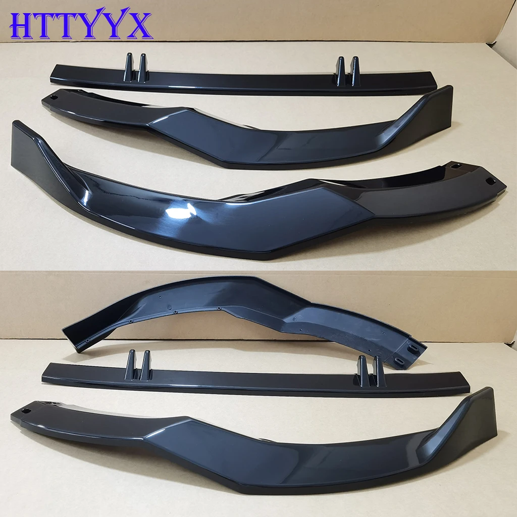 Auto Voorbumper Splitter Lip Diffuser Body Kit Spoiler Guard Voor Audi A3 S3 8Y Quattro S-lijn 2020 2021 2022 2023 2024