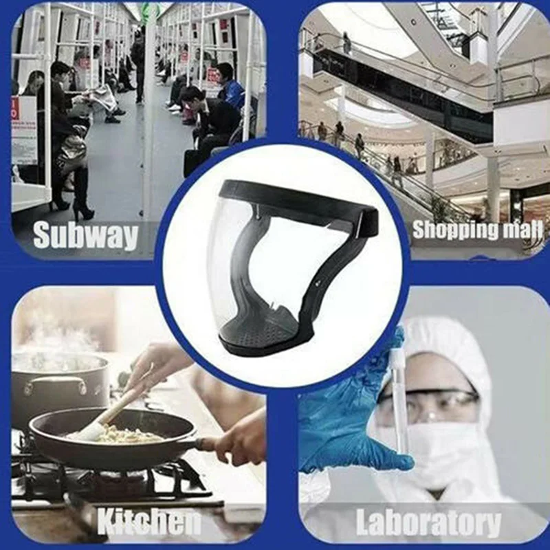 Antiappannamento Anti Splash Protezione integrale Maschera antigoccia Occhiali da indossare per la testa Occhiali sferici spaziali Vetro protettivo integrale