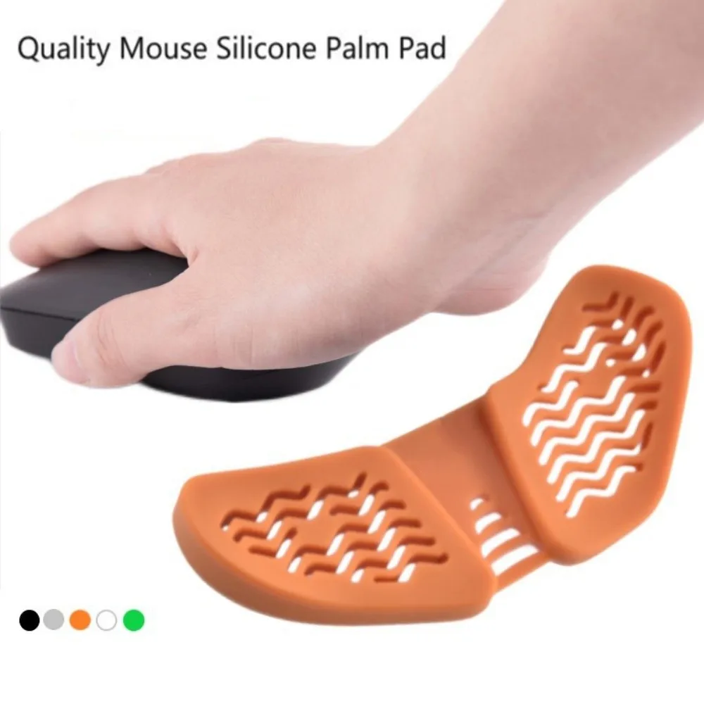 

Comfortable Ergonomic Wrist Rest Hollow-out Right Handed Anti-Fatigue Wrist Pad Gliding Silicon Gel Mouse Palm Rest Office Use
