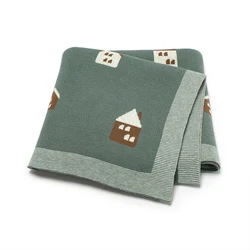 Hopscotch Baby 0-24 Months Newborn Boys & Girls Cotton Swaddle Blankets Muslin Breathable Soft Infant Security Blankets