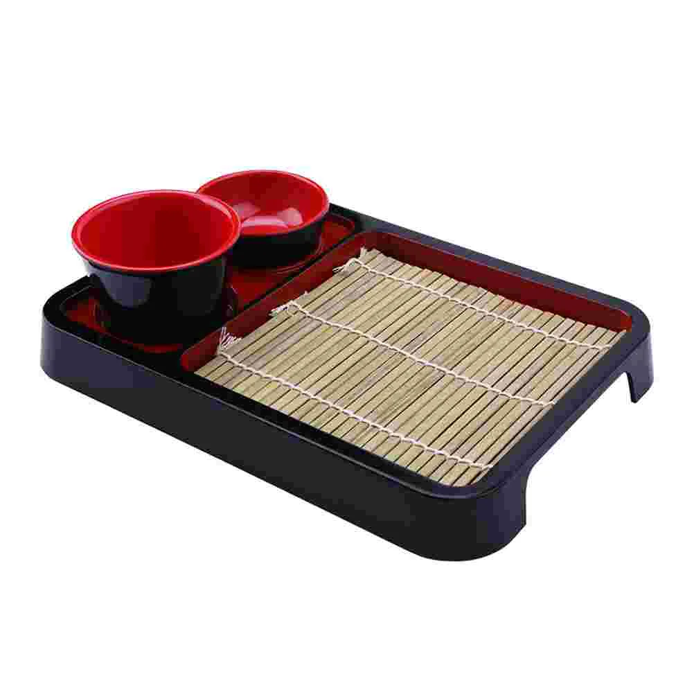 

Food Japanese Cold Noodle Plate Newborn Noodles Sushi Serving Dish Melamine Cooking Storage Tray