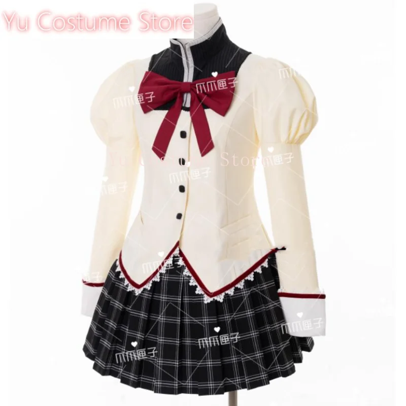 Puella Magi Madoka Magica Kaname Madoka Uniform Customize Cosplay Costume Cos Game Anime Party Uniform Hallowen Play Role