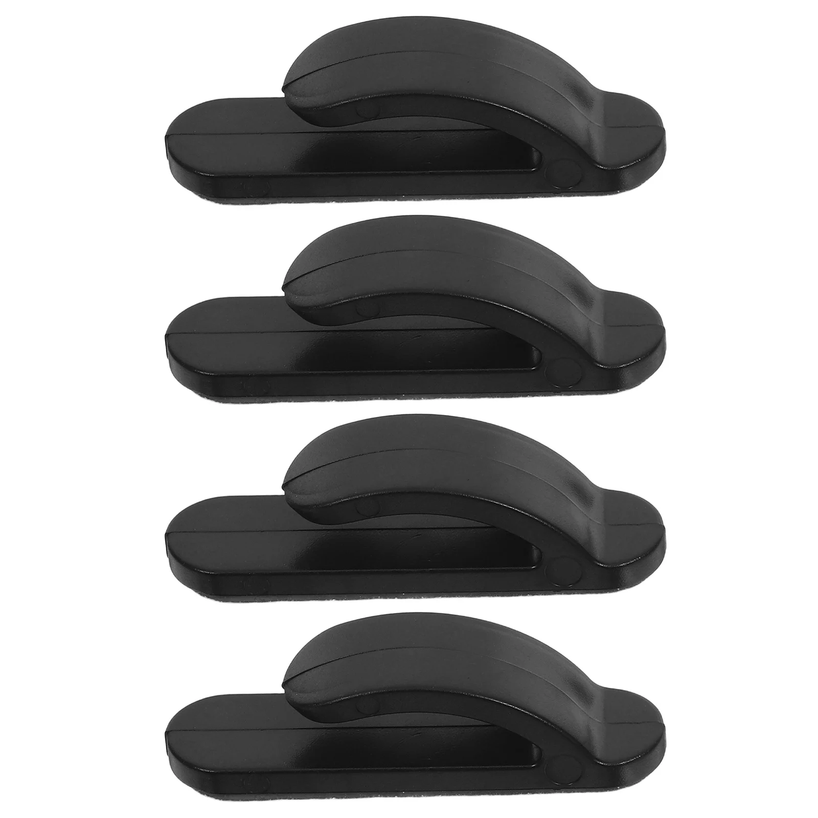 

4Pcs Car Key Hangers Multifunctional Sticky Hooks Durable Plastic Car Hooks for Phone Earphone Cable and Key Organizers