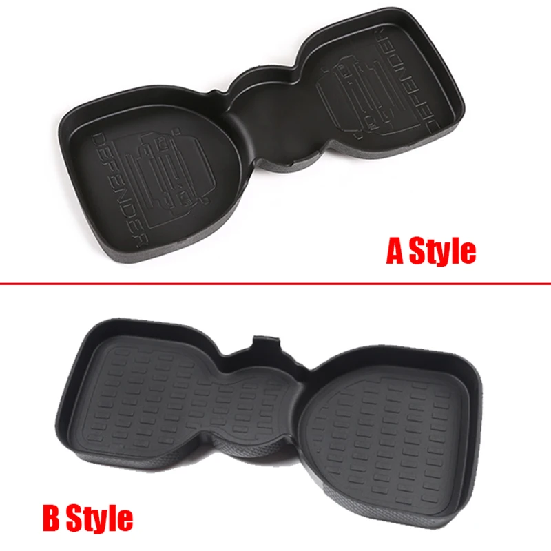 For Land Rover Defender 110 2020-2022 TPE Rubber Car Central Control Water Cup Anti-Skid Pad Car Interior Accessories