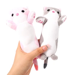 1Pcs Lovely Long Cat Plush Doll Toys Soft Stuffed Animal Keychain Backpack Pendant For Kids Girls Birthday Gifts