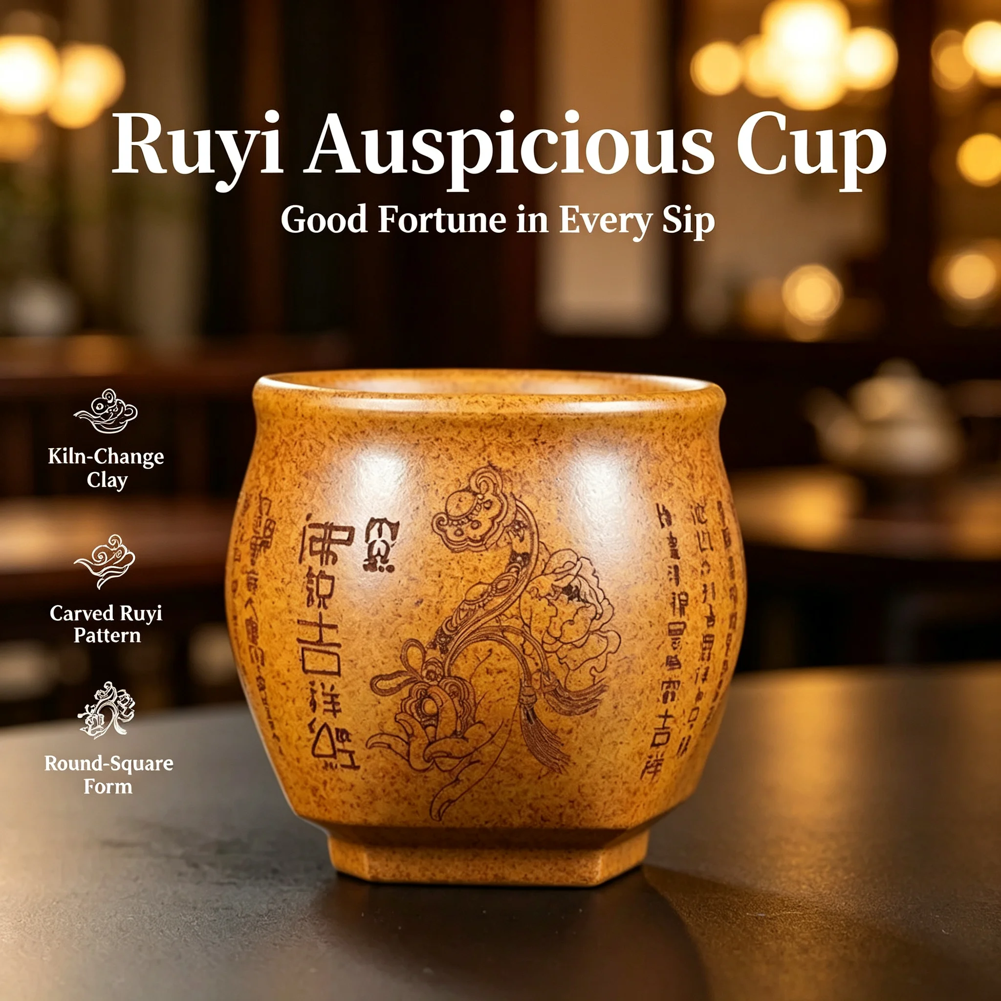 Dragon Phoenix Pattern Hand Carved Pair Tea Cups Kung Fu Master Cup Personal Ceramic Tasting Cup For Home Tea Table