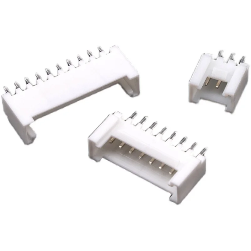 50 قطعة HY 2.0 موصل مقبس 2.0 مللي متر الملعب 2P 3P 4P 5P 6P 7P 8P 10P دبوس إبرة مستقيمة HY2.0 مآخذ مع قفل مشبك #4