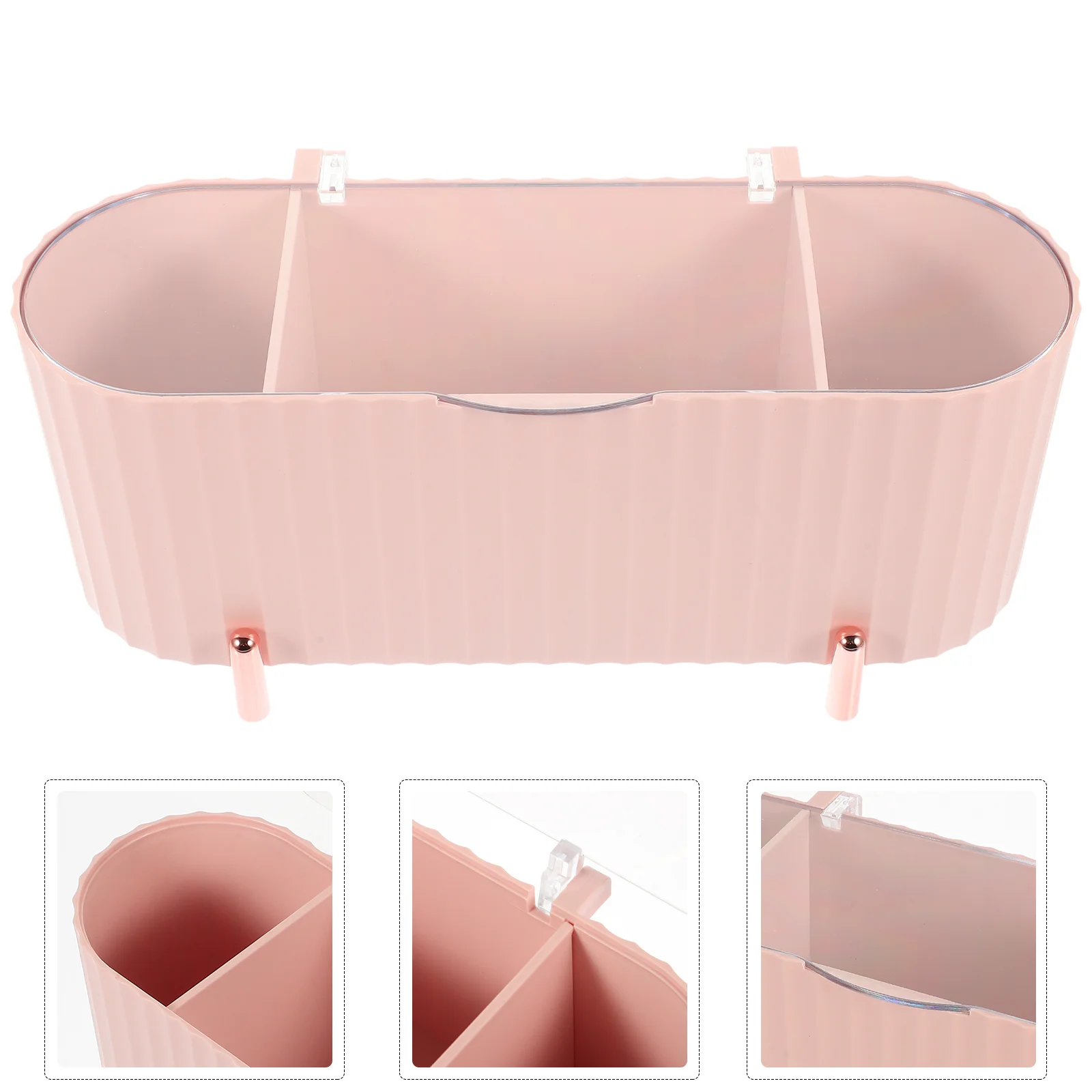 

Compartment Cotton Pad Holder Swab Organizer Makeup Bag Storage Crate Multipurpose Case Desktop Tampon