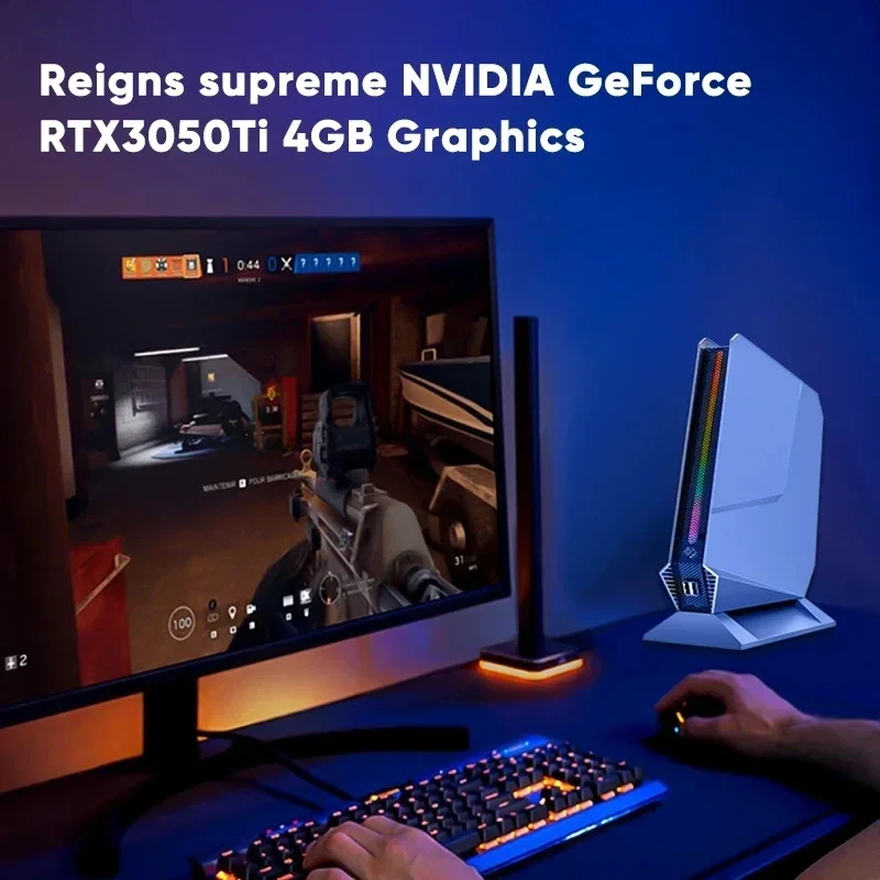 Gaming Mini PC Intel i9-12900H-RTX4060(8G) 13900H-RTX4060(8G) Nvidia RTX4060 3050 8G Desktop Computer 3x4K PCIE 4.0 WiFi 6 BT5.2