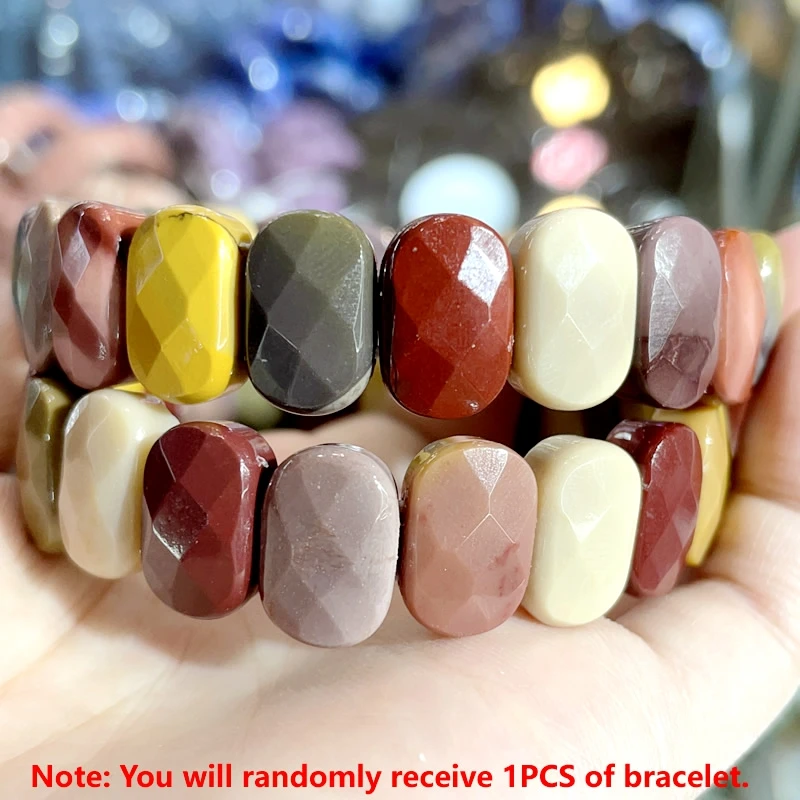 

New 10X12MM Natural Stone Elliptical Crystal Bracelet with Amethyst Tiger Eye Agate Gemstone for Men and Women Fashion Jewelry