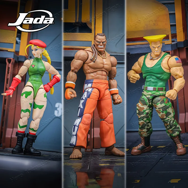 

In Stock JADA Toys Street Fighter Guile Action Figure - 6 Inch Collectible (Green Version) JD34689 Gift Collection