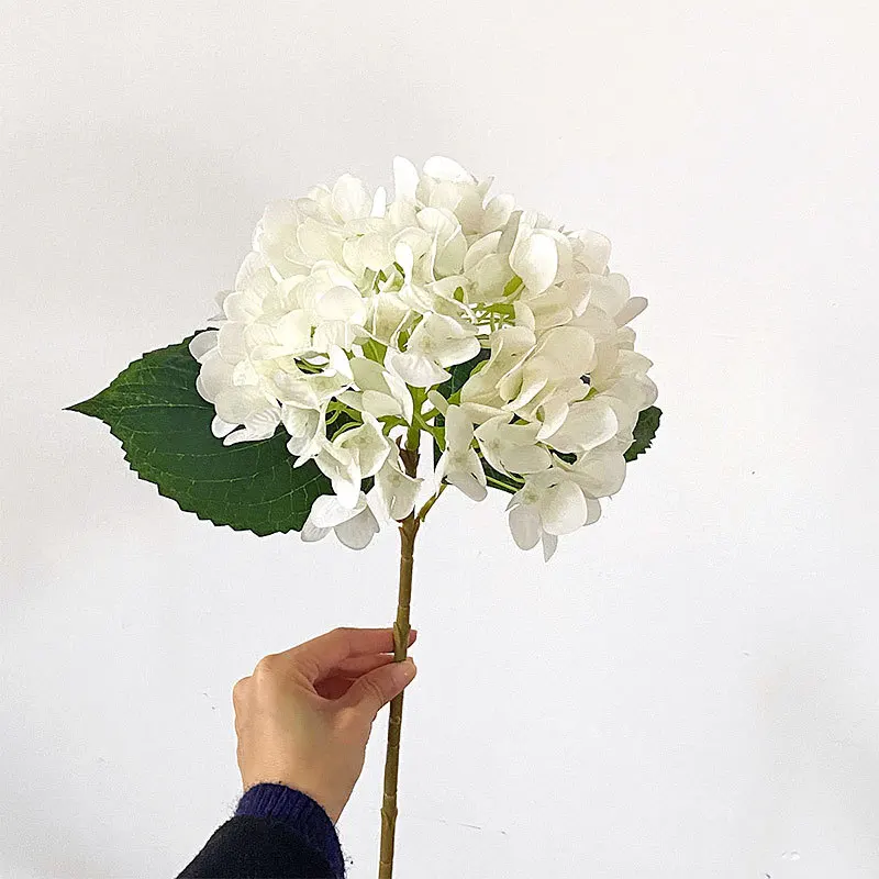 58cm Artificial Flowers Silk Hydrangea Bouque for Wedding Home Party Living Room Table Decoration Accessories