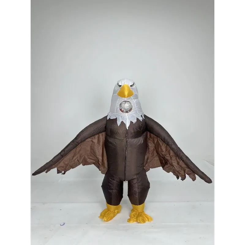 الكبار نفخ النسر زي تأثيري فستان هالوين عيد الميلاد كرنفال الشارع تأثيري حلي عطلة بدلة قابلة للنفخ #5