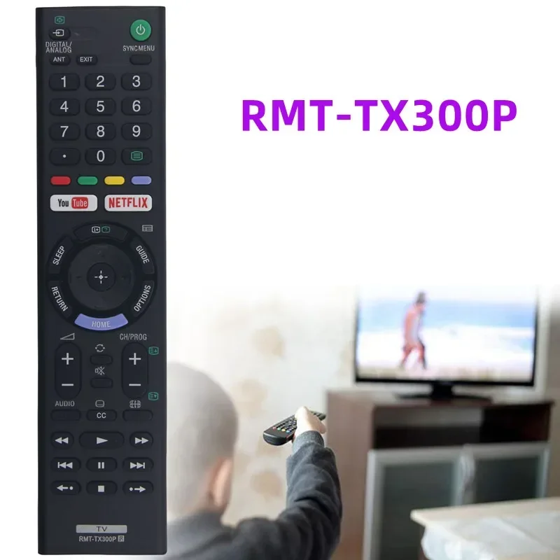 For Sony Smart TV KD-55XE8505 KD43X8500F RMT-TX300P KD-65XG KD-43XE KDL-49 Remote Control RMT-TX300E with Youtube Netflix Button