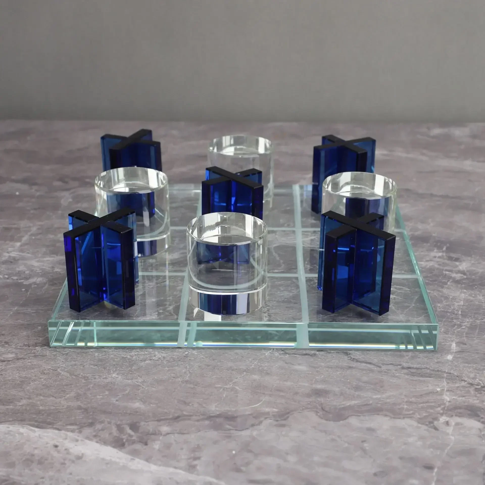 أسعار الجملة لعبة الشطرنج لوحة الانطباع الأزرق والأبيض مجموعة المبيعات الساخنة #5