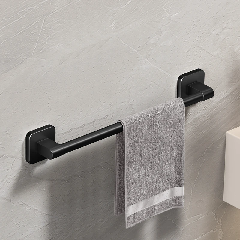 Badkamer handdoekhouder wit zonder boren badkamer zwart handdoekenrek handdoekstang zelfklevend badkamer handdoekenrek handdoekenrek