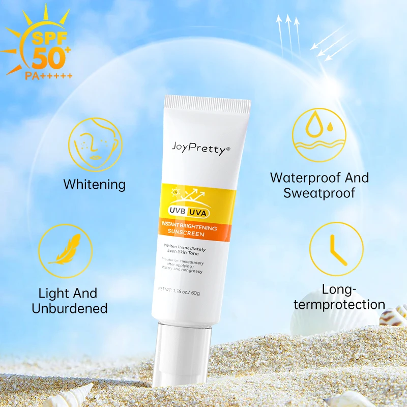 

JoyPretty Facial Body Sunscreen Whitening Sun Cream Solar Blocker Skin Protective Anti-Aging Cream Moisturizer Lotion Face Cream