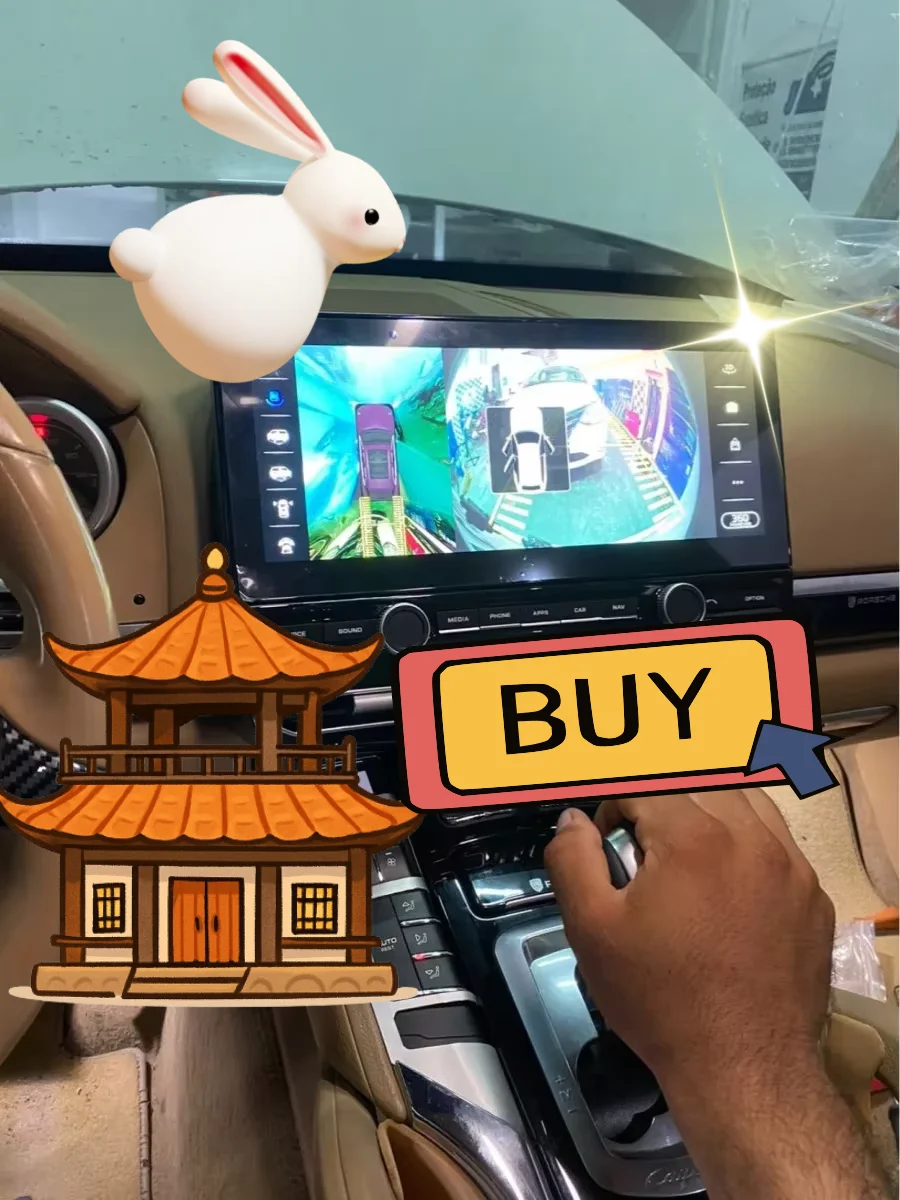 g Ips 12.3 inch 360 Camera Carplay 8g+128g Android 13 Car Dvd Player Multimedia Gps Stereo Radio For  Porsche Cayenne  2010-2017
