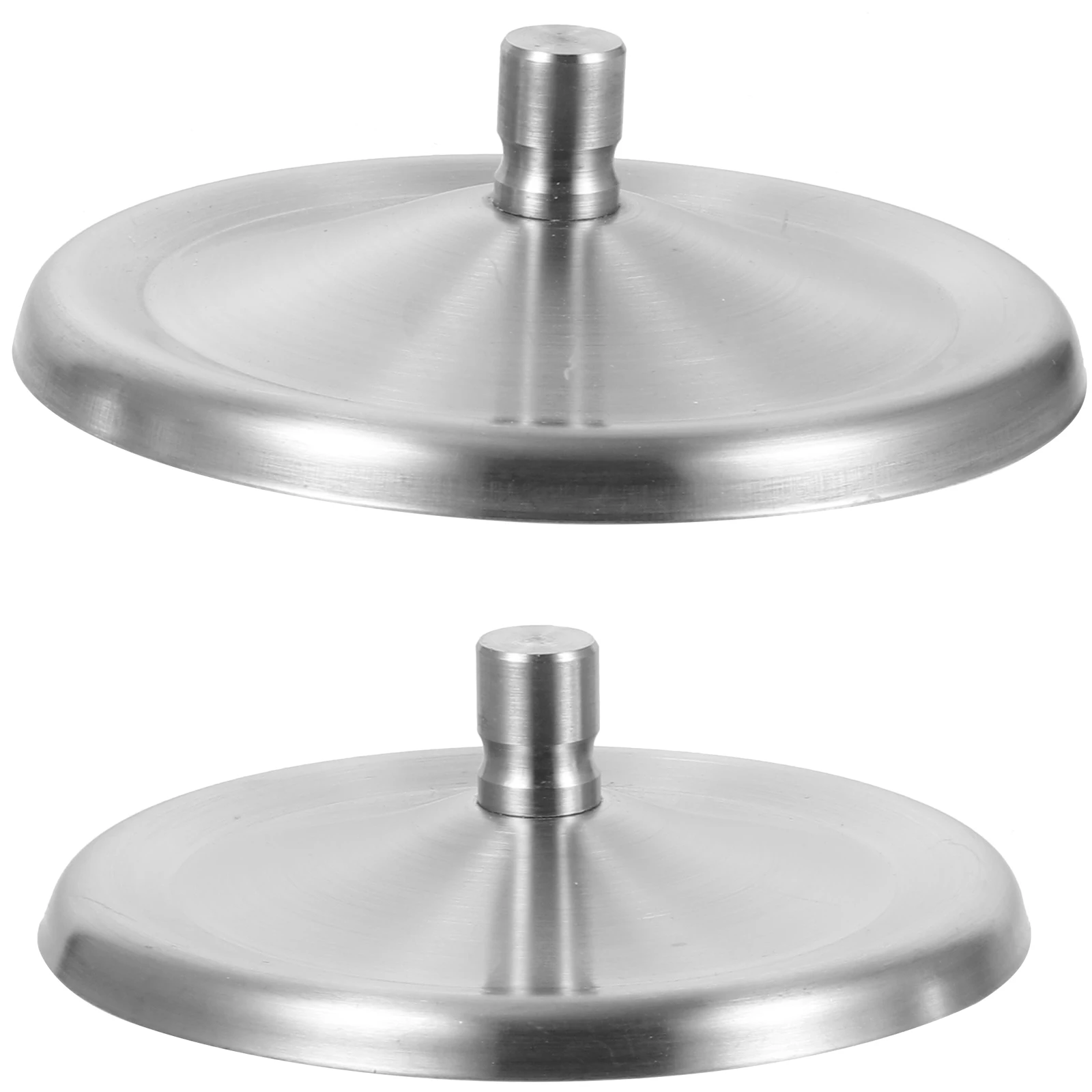 2 قطعة غطاء كوب من الفولاذ المقاوم للصدأ غطاء كوب عالمي قابل لإعادة الاستخدام للمياه أكواب شاي القهوة مانعة للتسرب للسفر والمكتب المنزلي