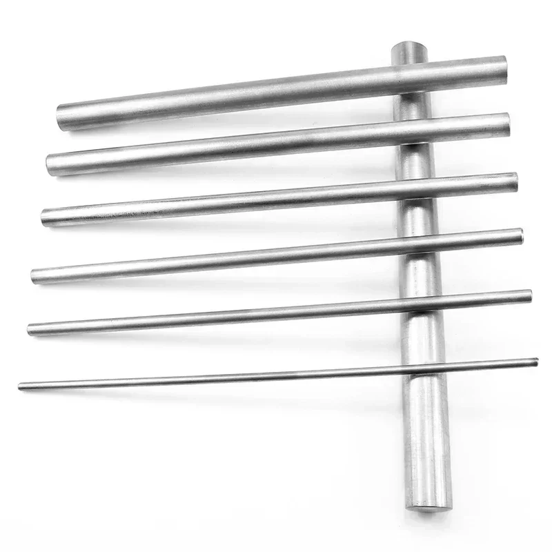 

4pcs Titanium Ti Bar Grade 5 GR5 TC4 Metal Rods round Various Sizes 2mm to 12mm Diameter X 200mm Length for Metalworking